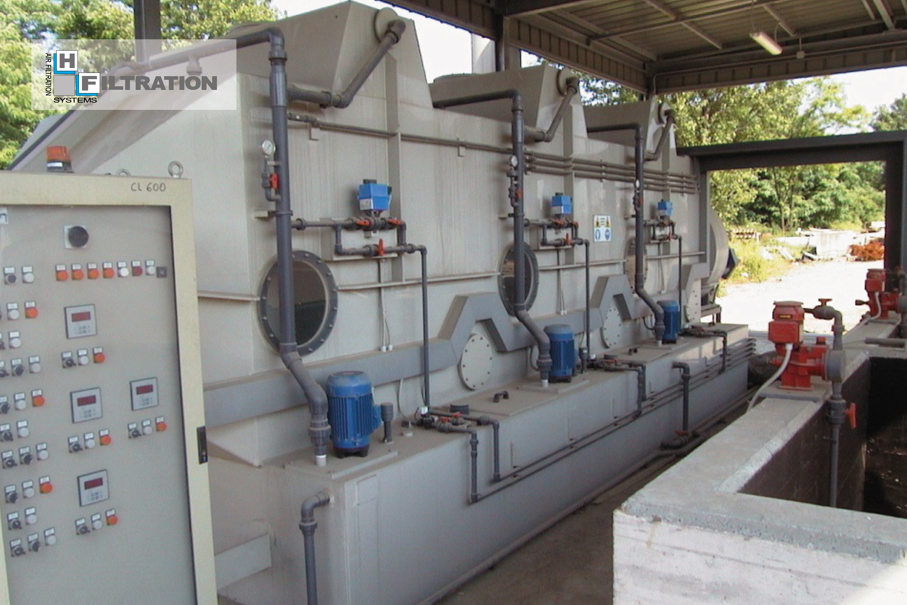 torre di lavaggio scrubber hf group