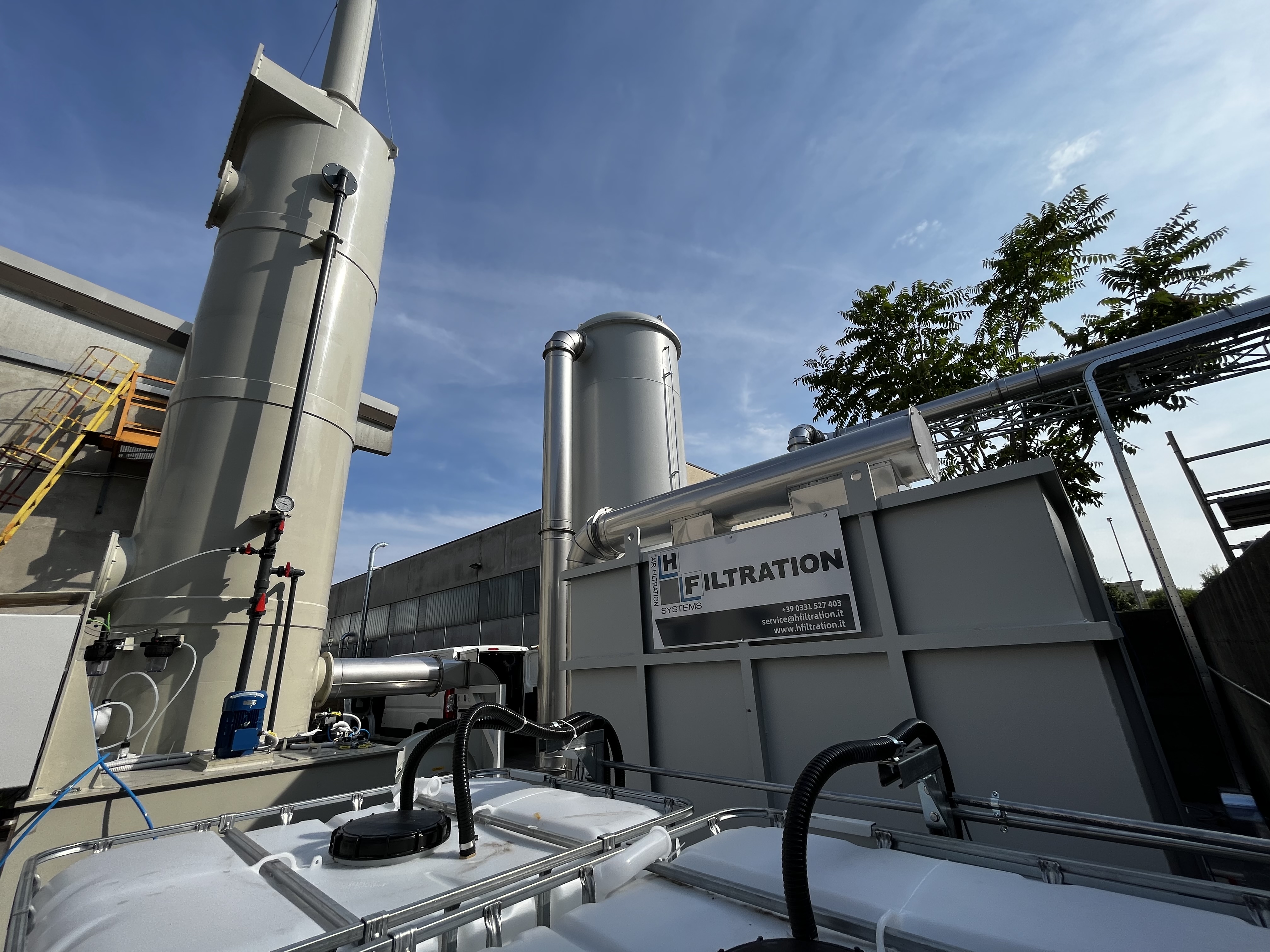 torre di lavaggio scrubber hf group