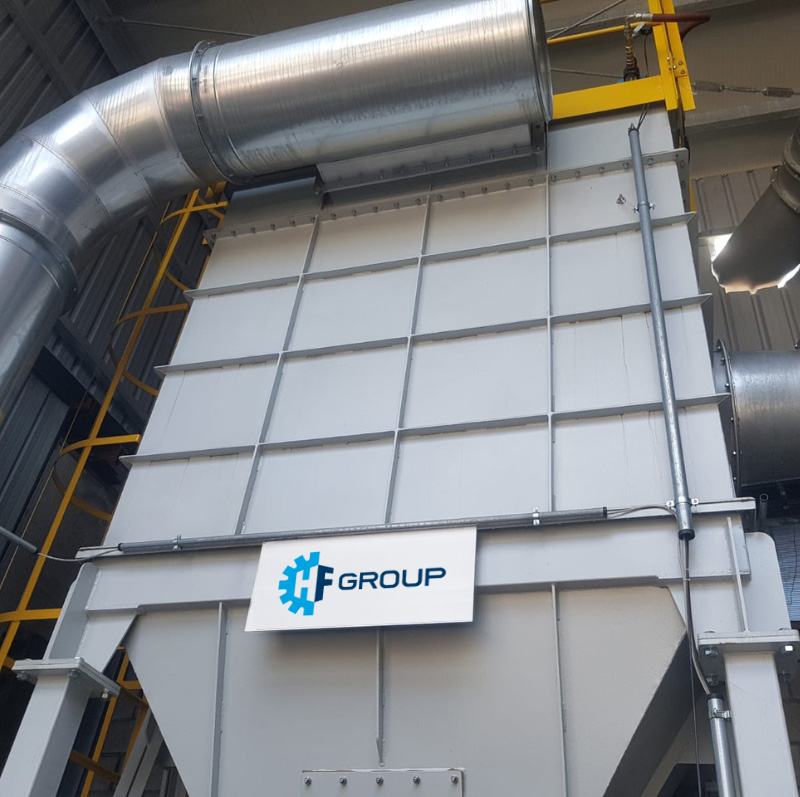 Depolveratore HJL CART: cattura qualsiasi tipo di polveri con tecnologia avanzata, per carichi medio-alti, uso esterno, continuo e disponibile in versione ATEX. filtro a cartucce hjl cart hf group