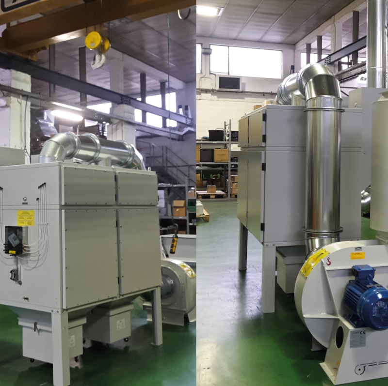 PULSATRON COMPACT™ ATEX: depolveratore a cartucce per polveri in ambienti a rischio esplosione. Massima protezione certificata. filtro a cartucce pulsatron compact atex hf group