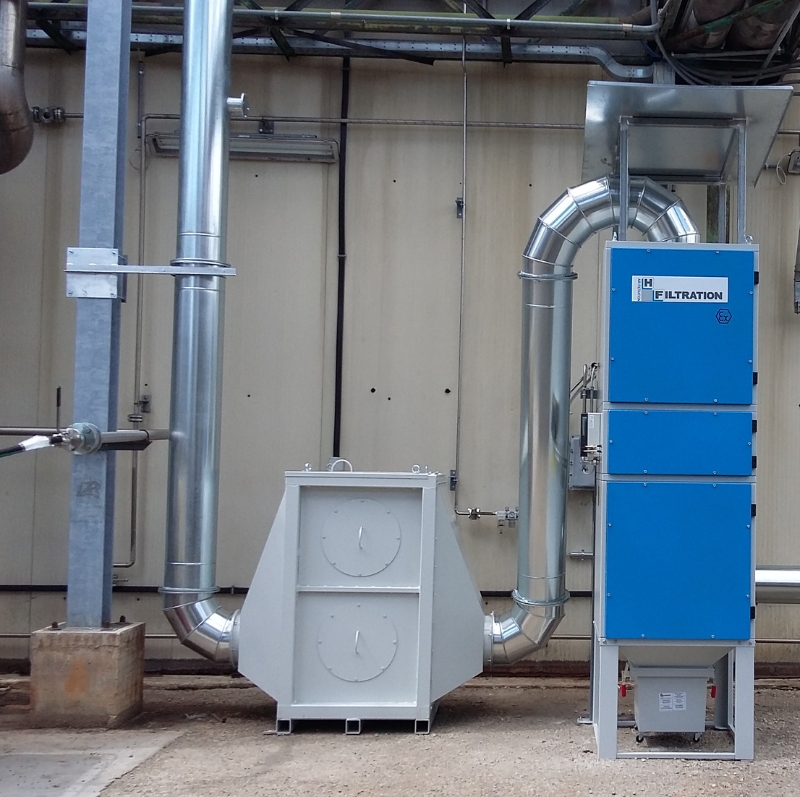 PULSATRON COMPACT™ ATEX: depolveratore a cartucce per polveri in ambienti a rischio esplosione. Massima protezione certificata. filtro a cartucce pulsatron compact atex hf group