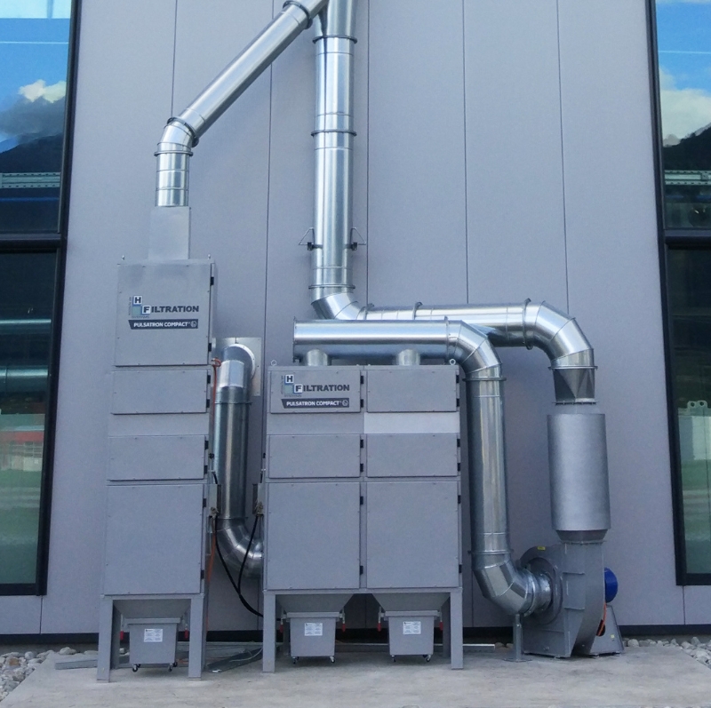 filtro a cartucce pulsatron compact hf group